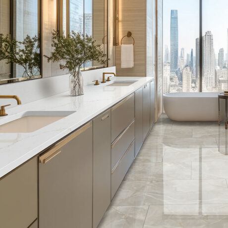 Calacatta Rusta MSI Quartz Countertops - AMF Granite